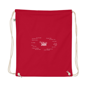 PORTAMI GIÙ organic cotton drawstring bag