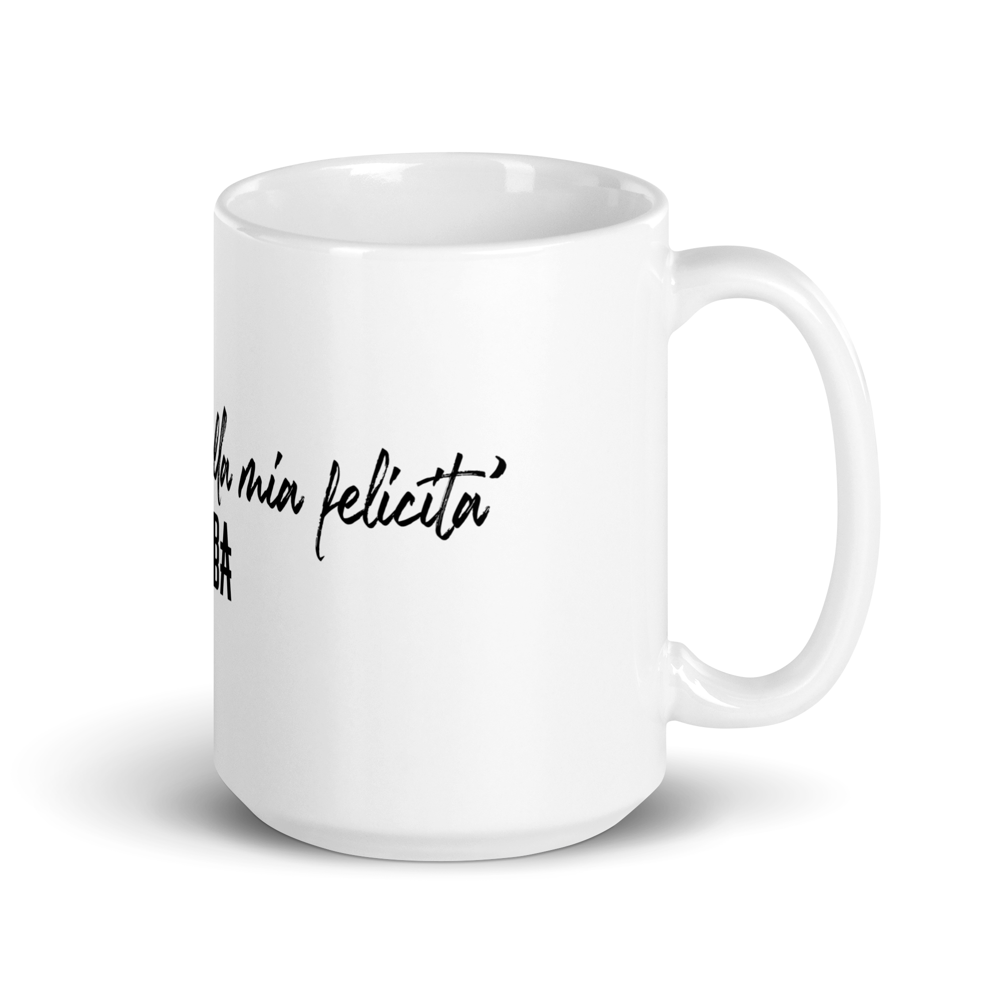 LO STRANO CASO - white glossy mug